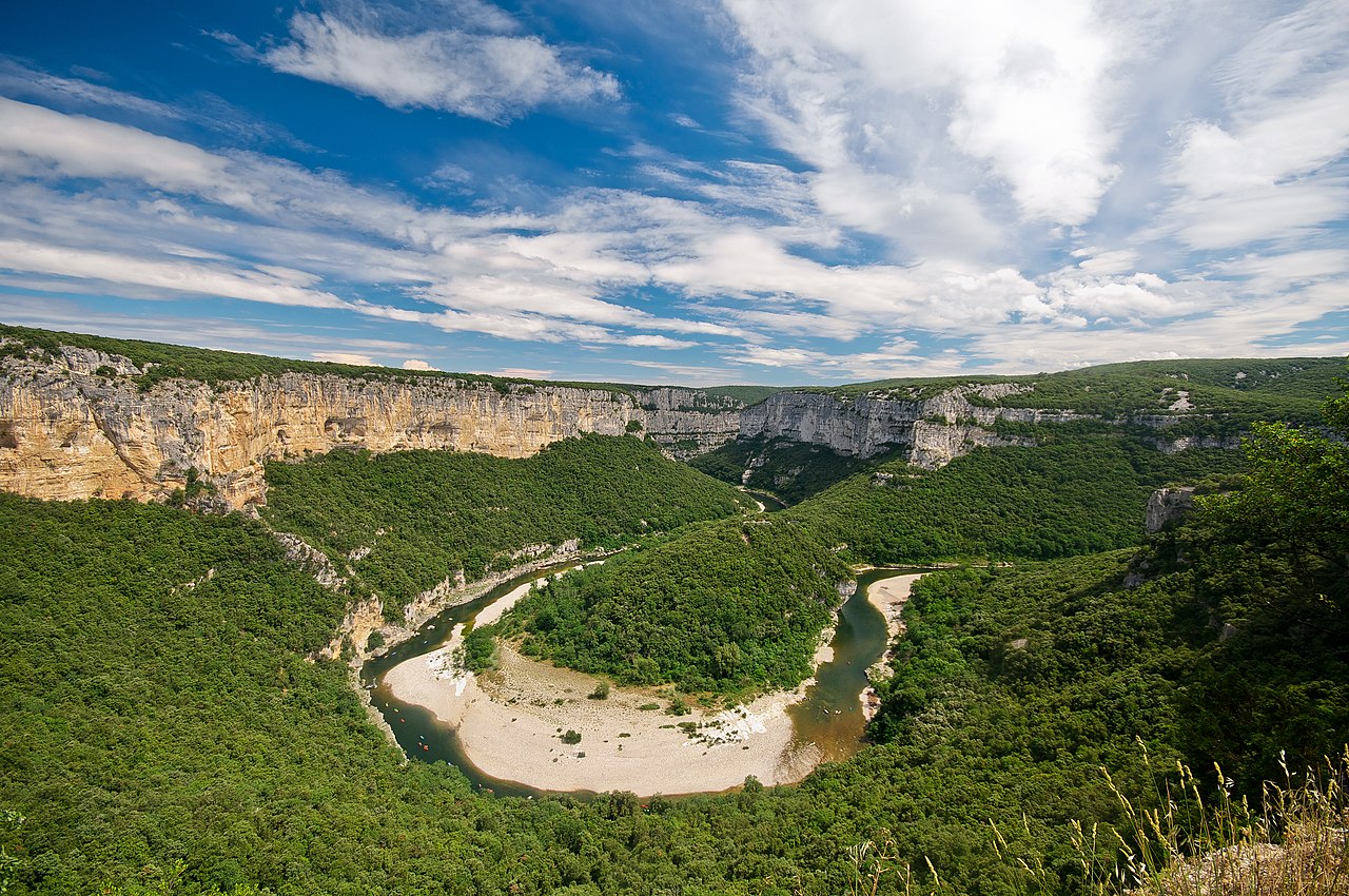 Image des gorges de l'Ardèche